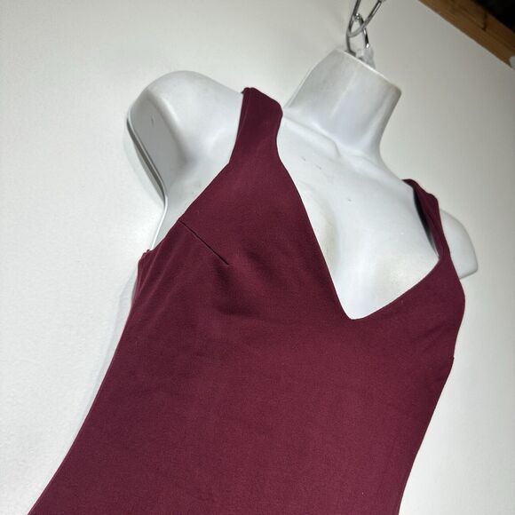 jesus & antonio estrada long high low sleeveless v-neck maxi dress - Picture 3 of 7